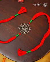 Mandala Silver Rakhi