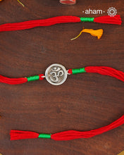 Om Silver Rakhi