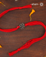 Flower Silver Rakhi