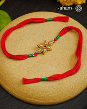 Bandhel Two Tone Silver Rakhi