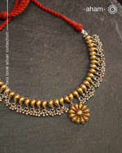 Bandhel Two Tone Silver Neckpiece