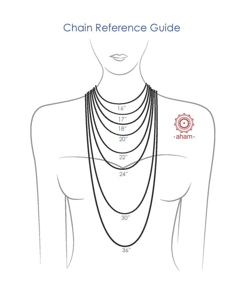 Plain Silver chain
opens at one end for ease of putting in the pendant.