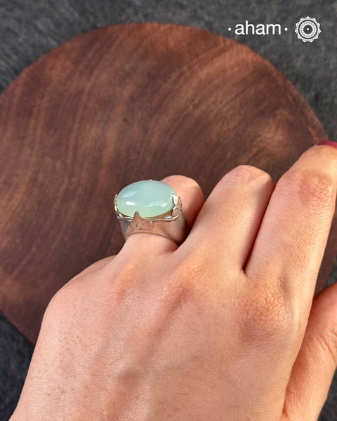 Ira Stone Silver Ring (Size: 15)