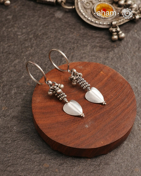 Traditional Tirbal Ognia earrings crafted in 92.5 silver.