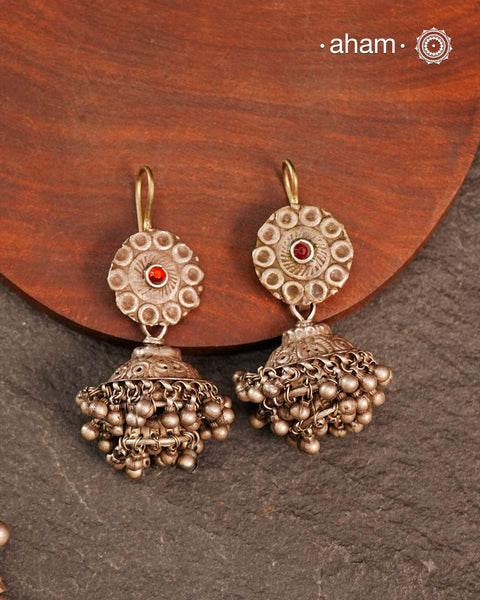 Tribal Silver Jhumkie