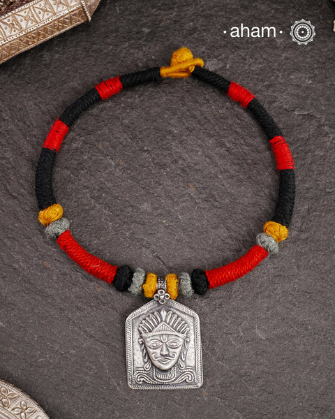 Lord Surya Silver Neckpiece