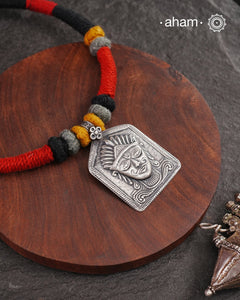 Lord Surya Silver Neckpiece