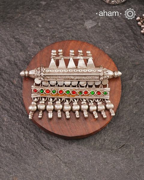 Tribal Amulet Silver Pendant