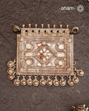 Beautiful handcrafted tribal silver amulet pendant from a bygone area, that bring back memories and stories of that time.&nbsp;Wear it with a long chain or with a black thread, or layer them to create a distinct look.