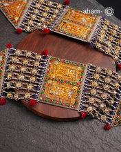 Tribal Silver Jaisalmeri Rani Har.These beautiful vintage pieces carry a slice of history with them.They are made by skilled artisans and involve various hand technique such as soldering, hammering, casting, stamping, dapping and stone setting. 