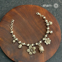 A.M P.M Charm Silver Bracelet