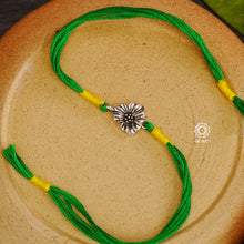 Flower Silver Rakhi