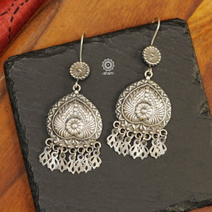 Mewad Heart Silver Earrings