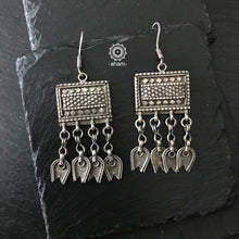 Silver Mewad earring.  An ode to the glorious heritage of Rajasthan