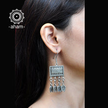 Silver Mewad earring.  An ode to the glorious heritage of Rajasthan
