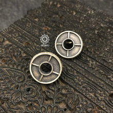 Mewad studs handcrafted in 92.5 sterling silver. Lightweight earrings, perfect for routine and office wear.