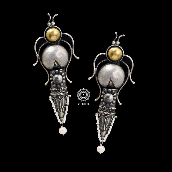 Light weight and quirky, these silver bug earrings will add some spunk to your attire.