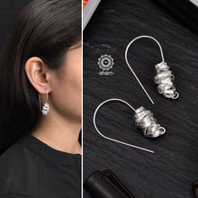 Contemporary light weight earrings in 92.5 silver.  Minimalist work wear jewellery.  Perfect wear from Dawn to Dusk 