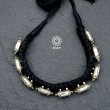Vintage tribal silver amulet choker. An ode to the glorious state of Rajasthan. Style this lightweight choker with you ethnic outfits.