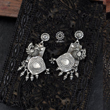 One of a kind statement wearable art pieces. Earrings in Sterling 92.5 silver. 