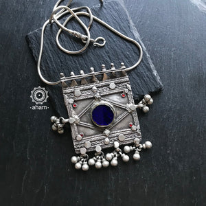 Vintage Silver Pendant.  Beautiful handcrafted pendant from a bygone area, that bring back memories and stories of that time.    Wear it with a long chain or with a black thread, or layer them with to create a distinct look. 