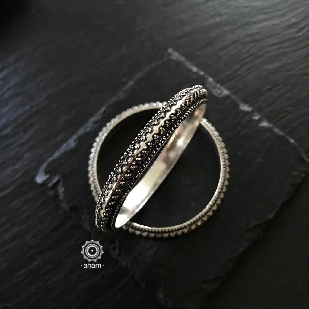 Everyday Silver Bangles (Size: 2.2, 2.4, 2.6) – aham jewellery