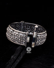 92.5 Sterling Silver Handcrafted with zircon. Perfect for an evening out. 