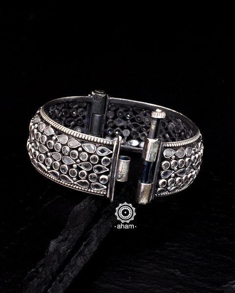 92.5 Sterling Silver Handcrafted with zircon. Perfect for an evening out. 