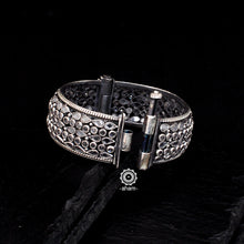 92.5 Sterling Silver Handcrafted with zircon. Perfect for an evening out. 