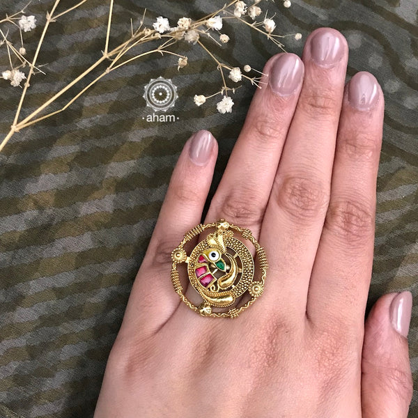 Gold Polish Silver Rings – aham jewellery
