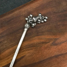 Bun / Juda Pin in silver. Tie your hair up in this beautiful ethnic silver pin