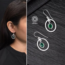 Contemporary light weight earrings in 92.5 silver.  Minimalist work wear jewellery.  Perfect wear from Dawn to Dusk 