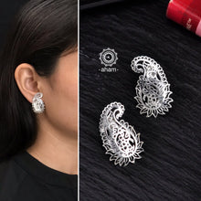 Contemporary light weight earrings in 92.5 silver.  Minimalist work wear jewellery.  Perfect wear from Dawn to Dusk 
