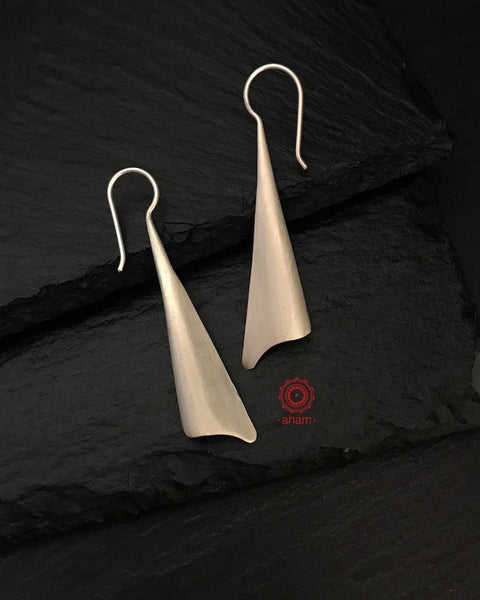 AM.PM Twisted Leaf Silver Earring