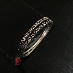 Everyday wear silver bangles