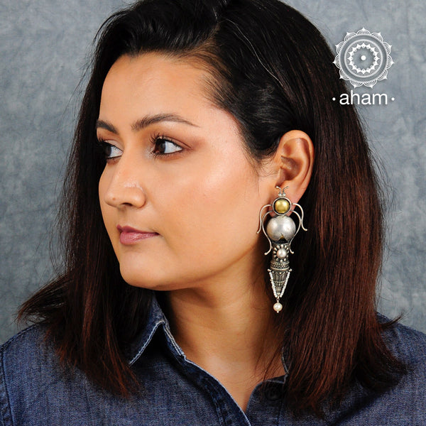 Light weight and quirky, these silver bug earrings will add some spunk to your attire.